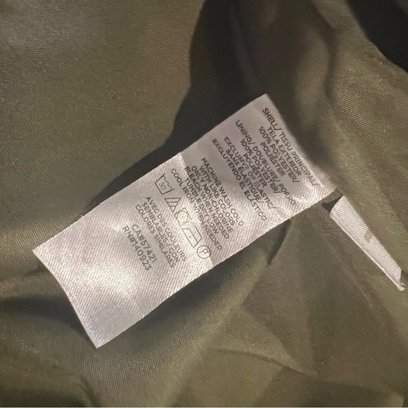 LOFT Olive Long Sleeve Square Neck Babydoll Dress size X small - Picture 10 of 13